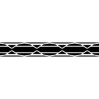 Minimalist Geometric Black and White Pattern vector