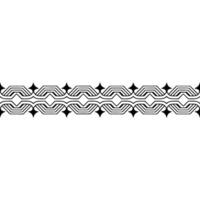 Geometric Border Art Deco Pattern on Light Background vector