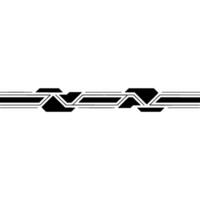 Tech Line Border on Gradient Background, Minimalist Style vector