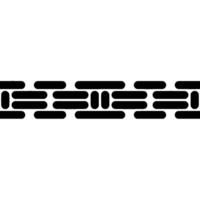 Minimalist Abstract Black Block Border vector
