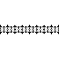 Ornate Black Border on White Background, Abstract Pattern vector