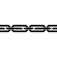 Geometric Black Line Border, Modern , Minimalist Style vector