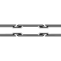 Tech Stripe Geometric Black Lines on White, Minimalist vector
