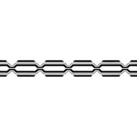 Modern Minimalist Black Geometric Border on White Background vector