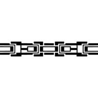 Geometric Black and White Border Minimalist Element vector
