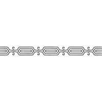 Elegant Geometric Border Element, Minimalist , Illustration vector