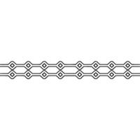 Geometric Abstract Ornament in Black, Gray, and White vector