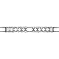 Minimalist Infinity Knot Pattern Black and White, Decorative Element vector