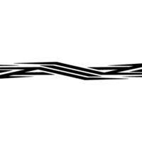 Abstract Black Line Element, Minimalist vector