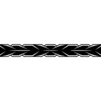 Geometric Braided Border on Gradient Background vector