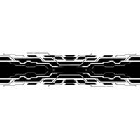 Abstract Tech Black White Circuitry Border vector