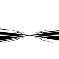 Modern Geometric Abstract Background, Black Lines on White Space vector