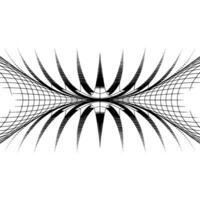 Abstract Geometric in Black and White, Optical Illusion vector