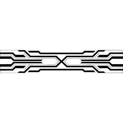 Tech Edge Minimalist Abstract Circuit Board Element