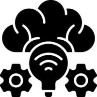 Scikit Learn Solid Black Icon vector