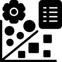 Support Machine Solid Black Icon vector