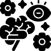Intuitive Process Solid Black Icon vector