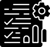 Abilities Features Solid Black Icon vector