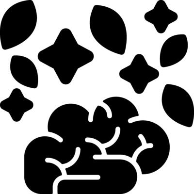 Mental Clarity Solid Illustration Icon