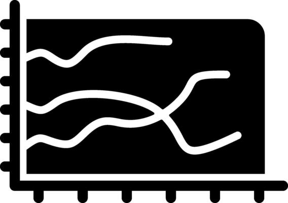Filled Graph Solid Black Icon