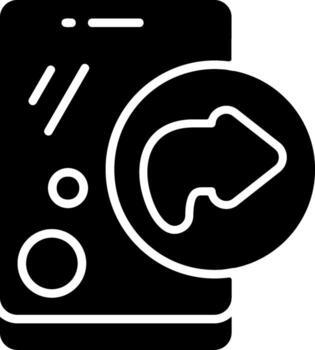 compartir sólido negro icono vector