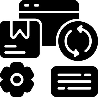 Product Development Solid Black Icon