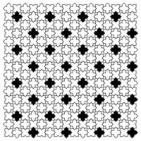 Decorative seamless pattern design vector