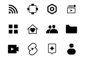 Screen Recorder and shorts icon with another icon vector