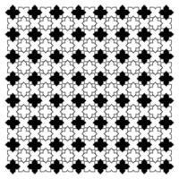 Decorative black and white seamless pattern design vector