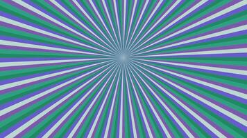 Geometrical colorful ray burst background design - seamless loop animation video