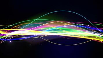 Abstract colored lines loop video