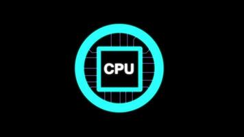 An Animated CPU Icon video