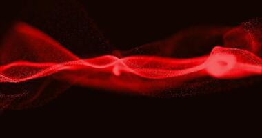 Metamorphoses of tissue from particles. Curls of colored smoke. Abstract wavy background.91 video