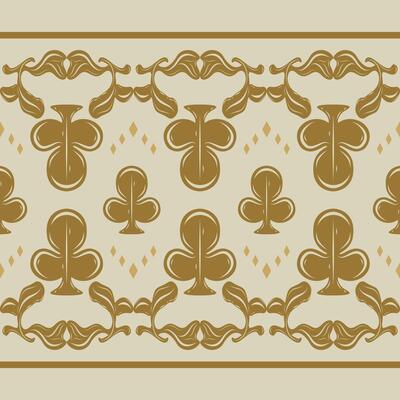 Delicate Flourish Spade Scroll Ornament Botany Nature Inspired with Gold on Greenish Khaki Background Border Pattern. Ancient Byzantine Traditional Motif Textiles silk Weaves Handcraft Tile Mosaic Rug
