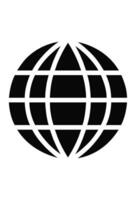 Global network symbol. connecting digital world. Web icon. representing internet connectivity vector