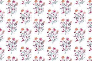 line art floral pattern design featuring botanical roses and leaves in a continuous line style ideal for kitchen wraps fabric fashion textile and pillowcase applications vector