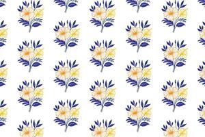 one line floral sketch pattern design featuring hand drawn botanical motifs for textile printing wrapping paper kitchen wear fashion apparel and pillow fabric usage vector