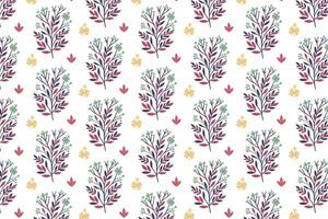 trendy line floral pattern with minimal rose and leaf drawings for modern packaging textile bedsheet cover and wrapping use vector