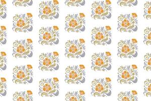 continuous one line floral sketch pattern for fashion fabrics wrapping textiles pillow covers wallpaper kitchen use and home surface pattern design vector