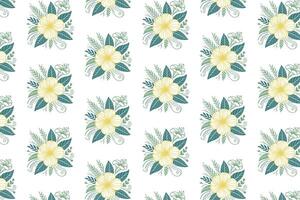 line art flower pattern with decorative rose sketches for use in fabric textile design packaging and fashion vector
