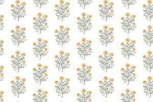 sketch floral pattern with continuous line rose illustrations designed for wrapping paper textile wallpaper pillow cases kitchen fabrics and home fashion vector