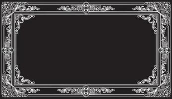 Elegant Symmetrical Design with Intricate Flourishes vector