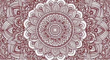 abstract pattern with flowers vector