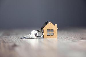 A house keychain with a house on it photo