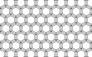 Abstract black and white hexagon seamless pattern suitable for backgrounds and design elements vector