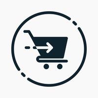 Design Illustration graphic of checkouts icon with glyph style. Suitable for UI, mobile design, web design, etc. vector