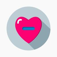 Design Illustration graphic of declining health icon with flat style. Suitable for UI, mobile design, web design, etc. vector