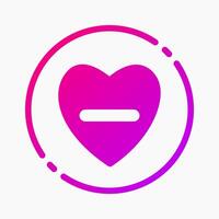 Design Illustration graphic of declining health icon with gradient style. Suitable for UI, mobile design, web design, etc. vector