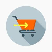Design Illustration graphic of checkouts icon with flat style. Suitable for UI, mobile design, web design, etc. vector