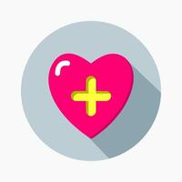 Design Illustration graphic of health improvement icon with flat style. Suitable for UI, mobile design, web design, etc. vector